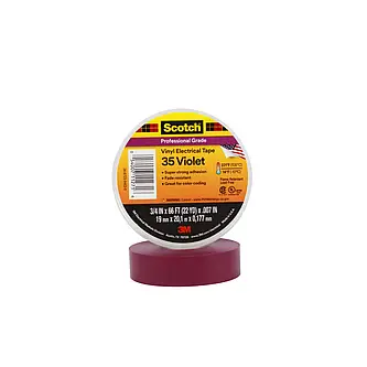 Scotch 35 Vinyl Elektro-Isolierband, Violett, 19 mm x 20 m, 0.18 mm