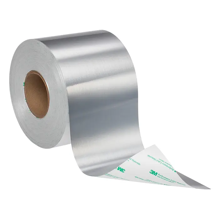 3M Siebdruckfähiges langlebiges Polyester-Etikettenmaterial mit strukturiertem Klebstoff 7214SA, 686 mm x 137 m