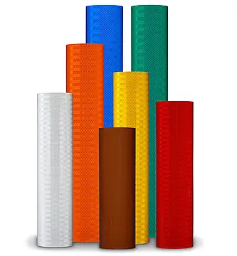 3M Prismatische Reflexfolien mit hoher Intensität 3930, weiß, spleißfrei. 914 mm x 45.7 m