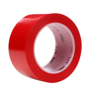 3M Weich-PVC-Klebeband 471, Rot, 50 mm x 33 m, 0.14 mm