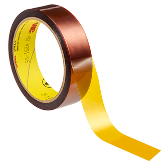 3M 5419 Hochtemperatur Polyimid-Klebeband, Gold, 25,4 mm x 33 m, 0,07 mm