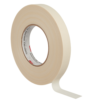 3M ET 1076 Papierband, MC12, glasfaserverstärkt, Weiß, 19 mm x 55 m x 0.23 mm