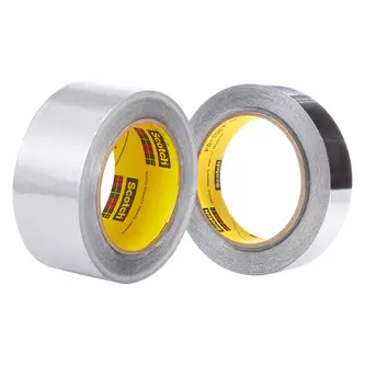 3M Aluminiumklebeband 433, Silber, 50 mm x 55 m, 0.09 mm