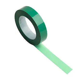 3M 851 Hochtemperatur Polyester Klebeband, Grün, 19 mm x 66 m, 101,6 µm