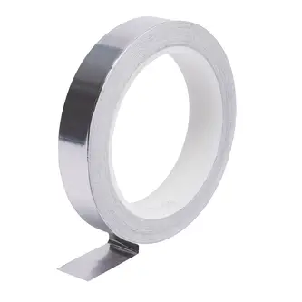 3M ET 1170 Aluminiumfolie, glatt, mit leitfähigem Kleber, Aluminum, MC15, 15 mm x 16.5 m x 0.08 mm