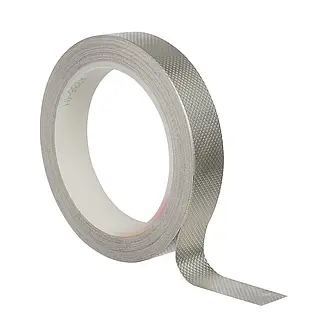 3M ET 1345 Kupferfolie, geprägt, verzinnt, mit nicht-leitfähigem Kleber, Zinn, MC19, 12 mm x 16.5 m x 0.1 mm