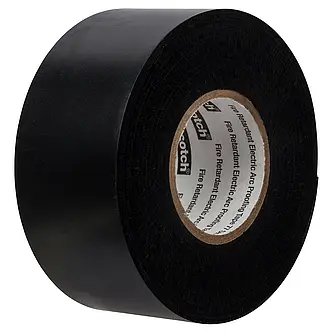 Scotch 77 Brandschutzband, Schwarz, 38 mm x 6.1 m, 0.76 mm