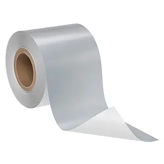 3M Thermotransferbedruckbare Etikettenfolie 7872EC, Platin glänzend, 150mm x 500m, 0.05 mm