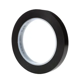 3M Weich-PVC-Klebeband 471, Schwarz, 12 mm x 33 m, 0.14 mm