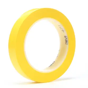 3M Weich-PVC-Klebeband 471, Gelb, 12 mm x 33 m, 0.14 mm