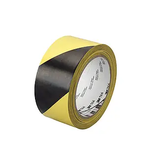 3M Gefahrenmarkierungsband 766i, Gelb/Schwarz, 1168 mm x 33 m