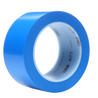 3M Weich-PVC-Klebeband 471, Blau, 1219,2 mm x 33 m, 0.14 mm