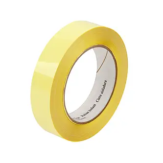 3M Polyester-Isolierband 1318-1, LO1, Gelb, 1219 mm x 66 m, 1 Rolle / Packung