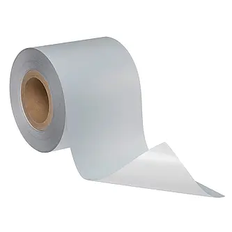 3M Thermotransferbedruckbare Etikettenfolie 92064, Silber matt, Jumbobreite, Variable Rollenabmessung