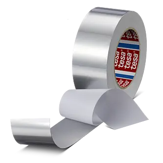 tesa 60632, 50m x 100mm, silber-matt, mit Liner, 65µm