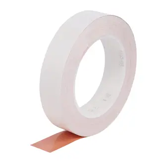 3M ET 1182 Kupferfolie glatt, mit leitfähigem Kleber beidseitig, Kupfer, 25 mm x 16,5 m x 0,09 mm