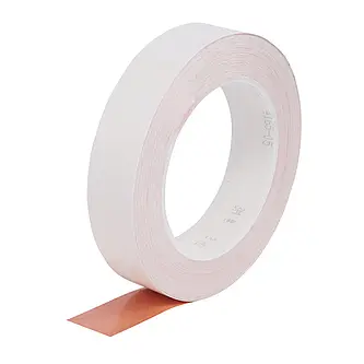 3M ET 1182 Kupferfolie glatt, mit leitfähigem Kleber beidseitig, Kupfer, 25 mm x 16,5 m x 0,09 mm