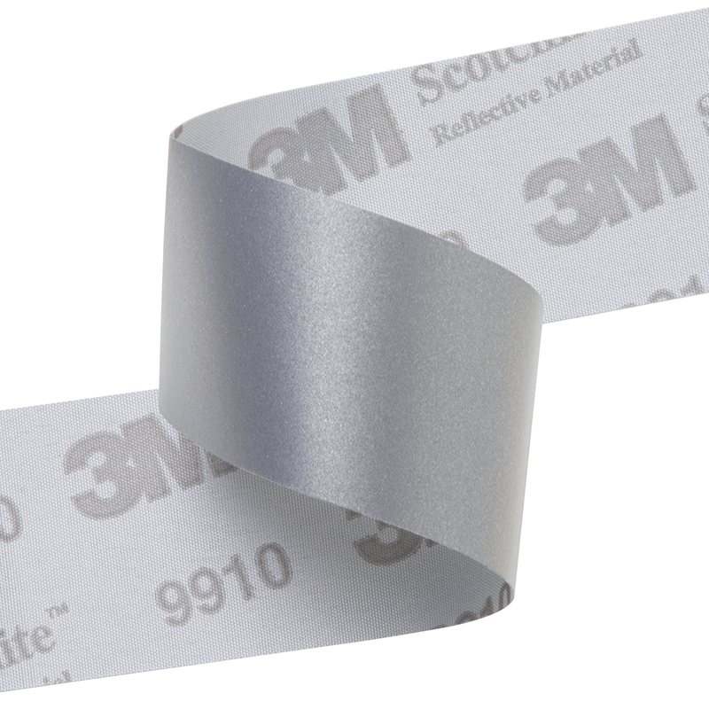 3M Scotchlite Reflective Material 9910, Silber, 914,4mm x 50m