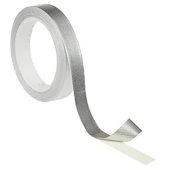 3M ET 1345 Kupferfolie, geprägt, verzinnt, mit nicht-leitfähigem Kleber, Zinn, 584 mm x 950 m x 0,1 mm