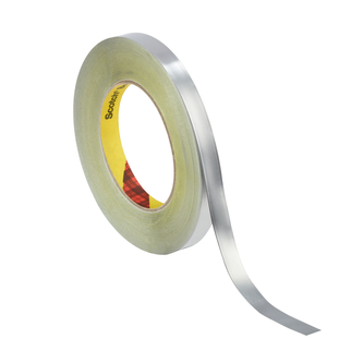 3M Bleiklebeband 420, Silber, 12 mm x 33m, 0.19 mm