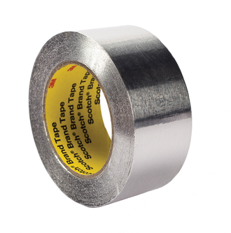 3M Aluminiumklebeband 425, Silber, 50 mm x 55 m, 0.12 mm, 24 Roll/Case, Restricted, ABS5604A