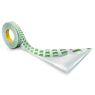 3M Doppelseitiges Klebeband mit PVC-Träger 9087, Weiß, 9 mm x 50 m, 0.26 mm