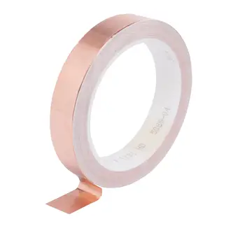 3M ET 1181 Kupferfolie glatt, mit leitfähigem Kleber, Kupfer, 25 mm x 16,5 m x 0,07 mm