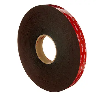 3M VHB Flammbeständiges Klebeband 5958FR, Schwarz, 12 mm x 33 m, 1.0 mm