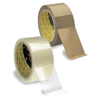 Scotch Verpackungsklebeband 371, Weiß, 50 mm x 66 m, 0.048 mm