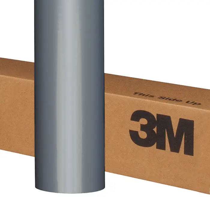 3M Scotchcal Druckfolie 3650-120, Satin Aluminium, 914 mm x 45,72 m