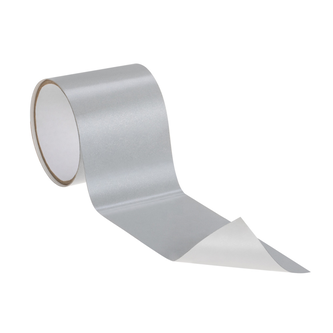 3M Retroreflektierende Polyesterfolie 3929 für den Thermotransferdruck, Silbergrau glänzend, 152 mm x 508 m