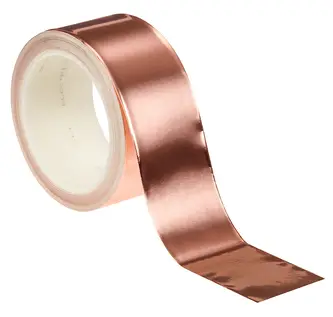 3M ET 1181 Kupferfolie glatt, mit leitfähigem Kleber, Kupfer, 50 mm x 16.5 m x 0.07 mm