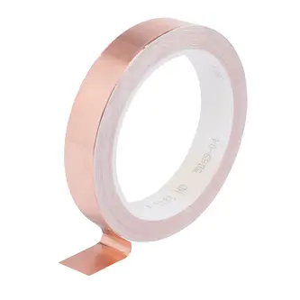3M ET 1181 Kupferfolie glatt, mit leitfähigem Kleber, Kupfer, 6 mm x 16,5 m x 0,07 mm