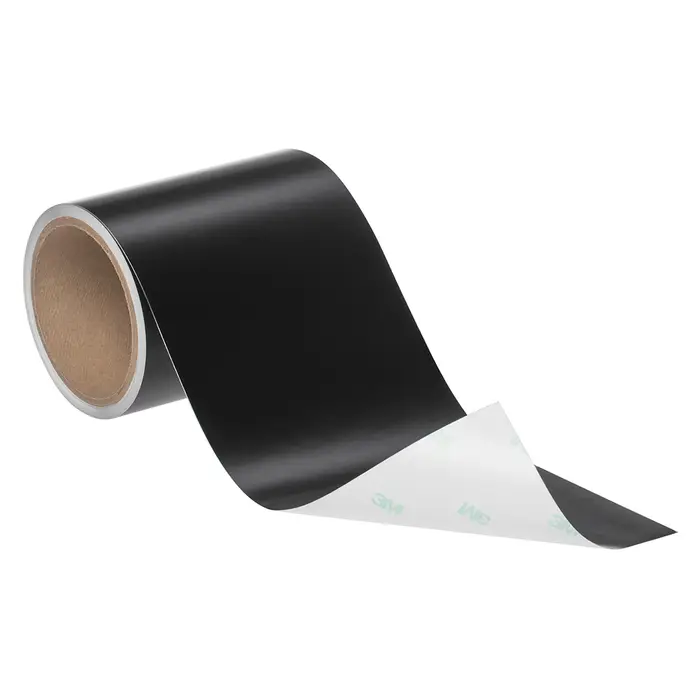 3M Laserbeschriftbare Farbfolie 7847, schwarz matt/weiß, 100 mm x 200 m, 0,06 mm mit VW Watermark, restricted