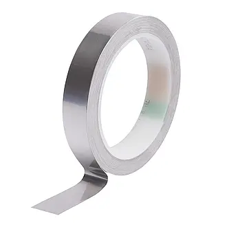 3M ET 1183 Kupferfolie glatt, verzinnt, mit leitfähigem Kleber, Zinn, 41 mm x 54,9 m x 0,07 mm