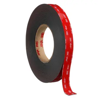 3M VHB Klebeband 5908F, Schwarz, 1168 mm x 66 m, 0.25 mm