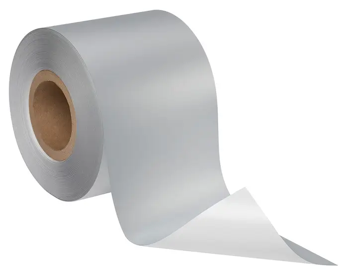3M Thermotransferbedruckbare Etikettenfolie 7879FL, Silber matt, 686 mm x 508 m