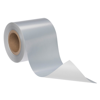 3M Thermotransferbedruckbare Etikettenfolie 7875E, platin glänzend, Jumbobreite, Variable Rollenabmessung