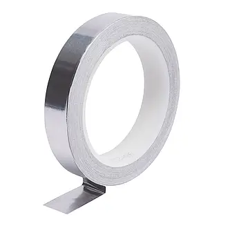 3M ET 1170 Aluminiumfolie, glatt, mit leitfähigem Kleber, Aluminum, 9 mm x 16,5 m x 0,08 mm