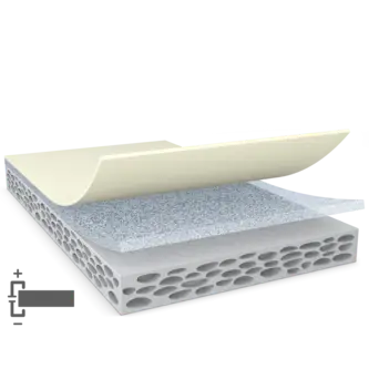 tesa 60860, 300m x 560mm, silber, 58µm
